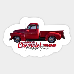 1952 Chevrolet 3100 Pickup Truck Sticker